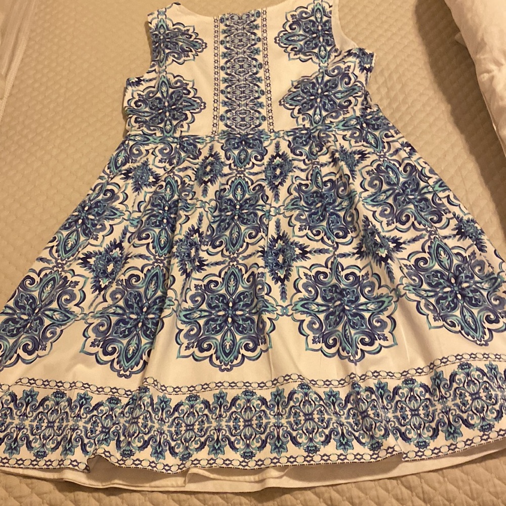 Blue and White Talbots sundress - Picture 9 of 10